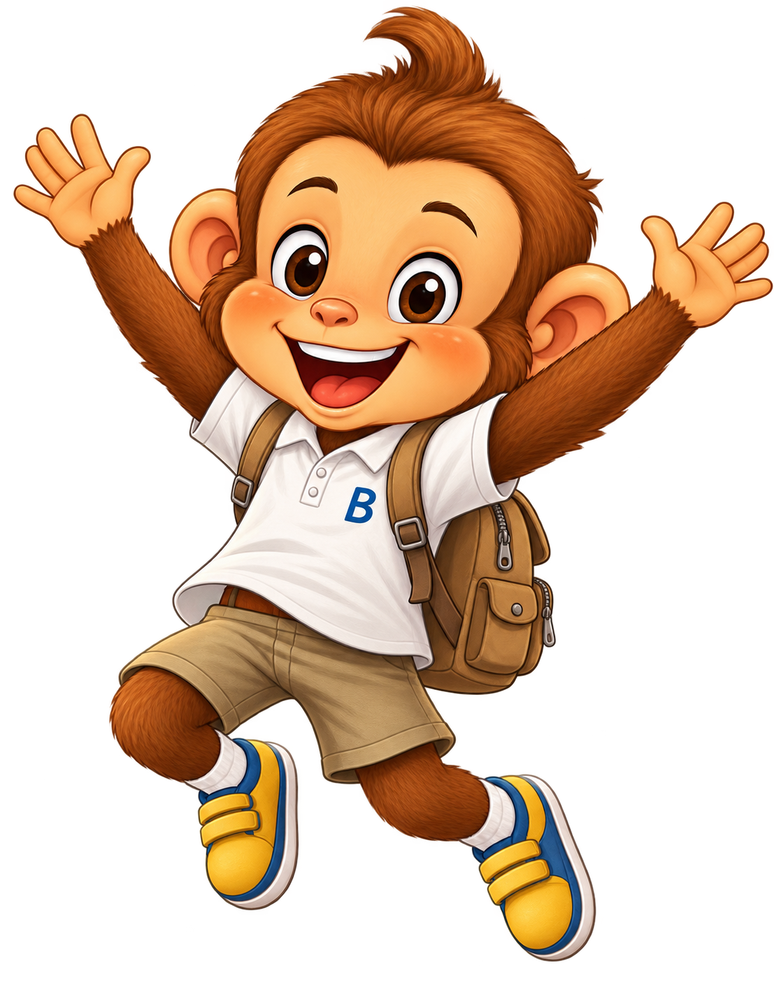 Babu jumping with joy