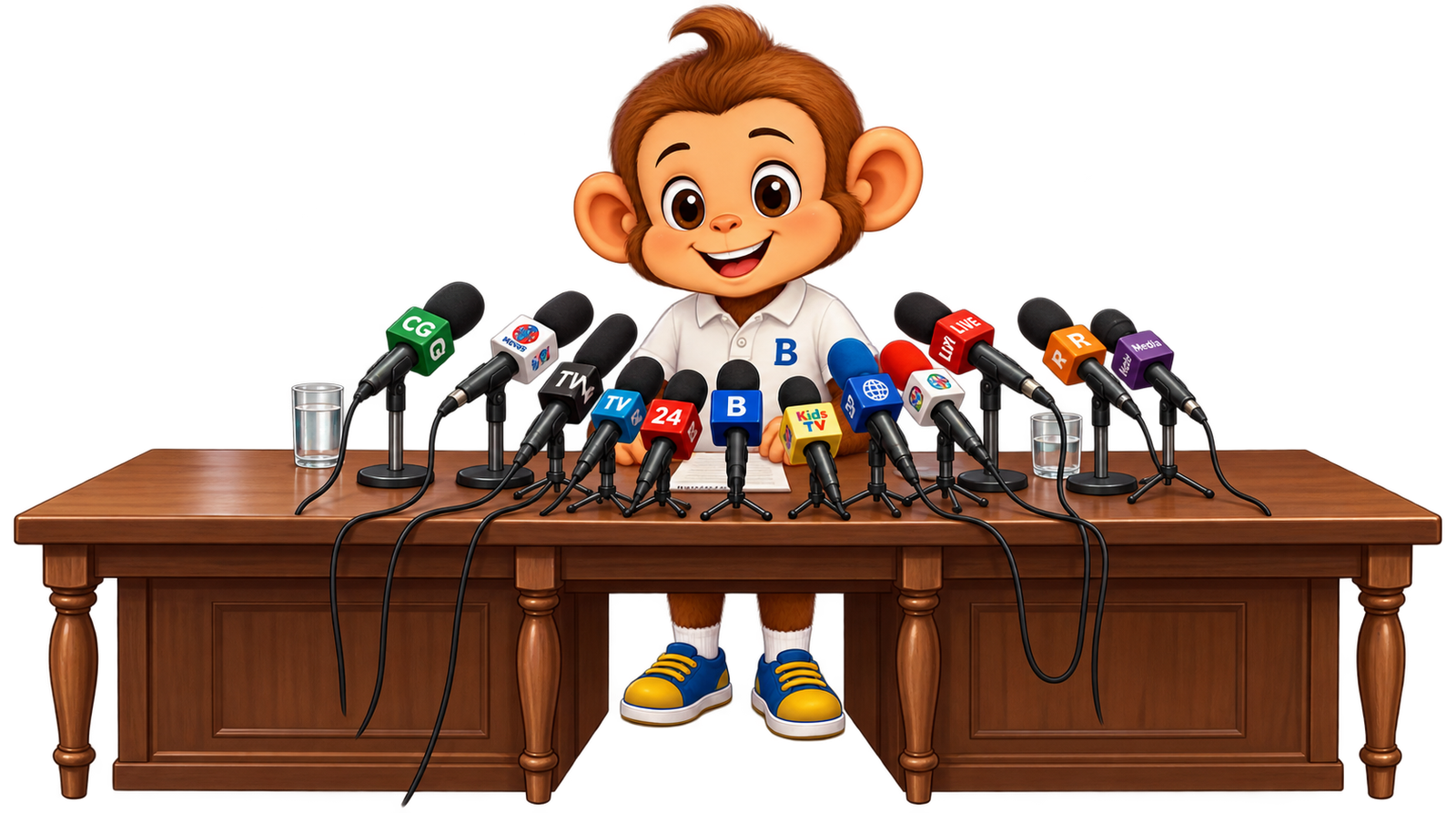 Babu at a press conference