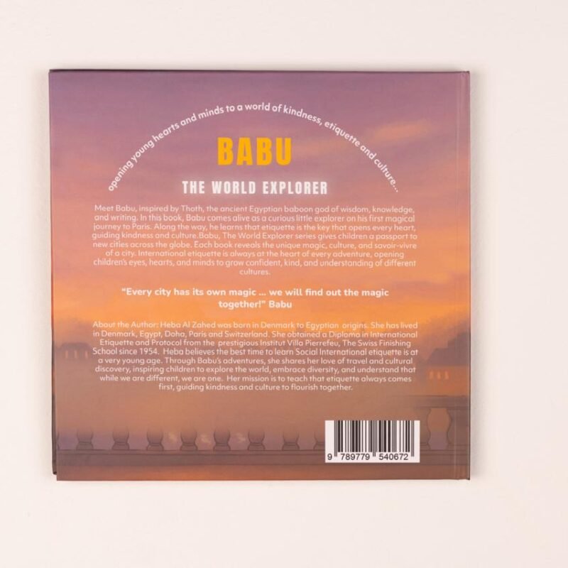 Babu the World Explorer - Paris✨ | A Magical Kids book on Etiquette, Culture & Confidence